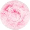 BEESSIES® Donut Hondenmand/hondenkussen 100 Cm – Wasbare Hoes – Neon Roze Wit Gradient – Hond Kussen Mand