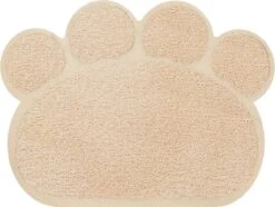 Leshuang®️ – Placemats – Kattenbakmat – Placemat Voerbak – Mat – Antislip – 40 X 30 Cm – Beige