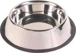 TRIXIE VOERBAK RVS / RUBBERRING