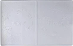 Winkrs – Honden/Katten Placemat – Waterdichte Placemat Voor Voederbakken – Grijs Siliconen